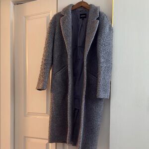 Express Gray Long Coat